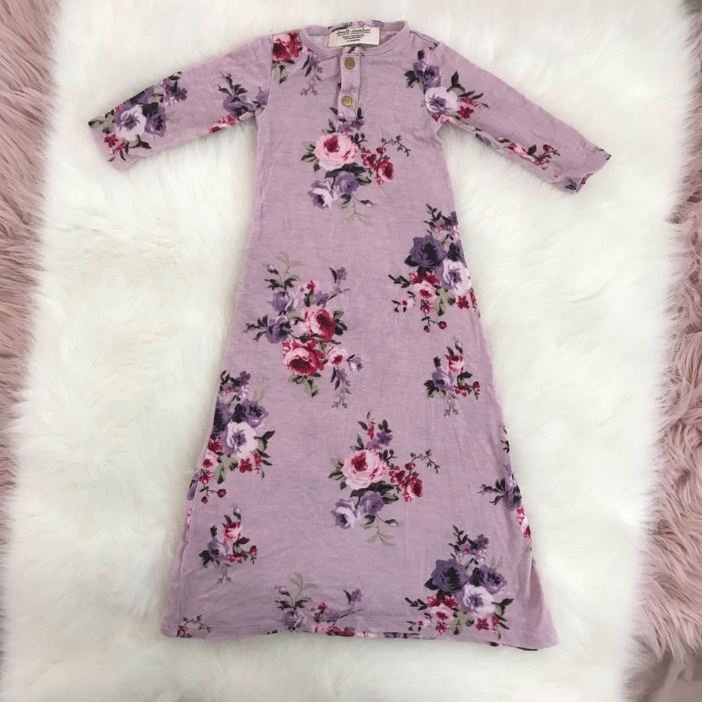 Dwell and Slumber Edie Baby Gown Size 0-3 months